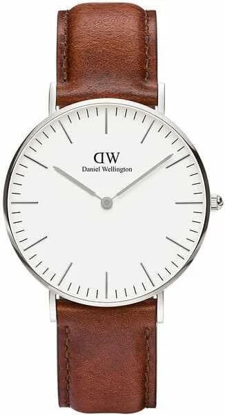 Daniel Wellington DW00100052 Classic St Mawes 36mm Unisex Brown Leather Watch – Authentic 2-Year Warranty