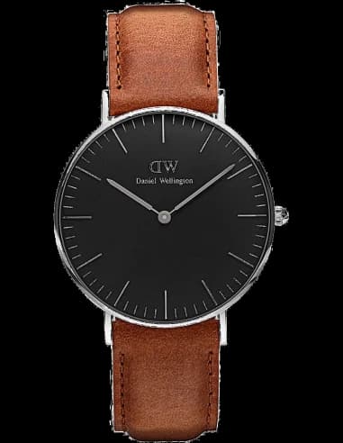 Montre Daniel Wellington DW00100132 Classic Black Durham Silver 40mm