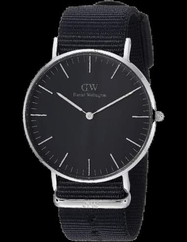Daniel Wellington DW00100151 Black Dial NATO Strap Women's Watch