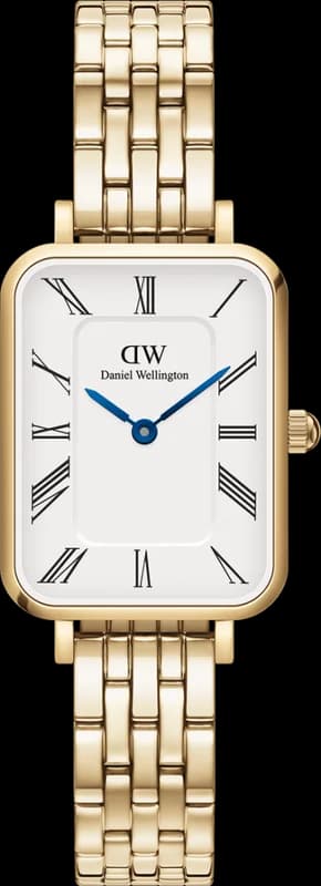 Daniel Wellington DW00100688 Rectangular Case and Rose Gold Milanese Mesh Women's Watch
