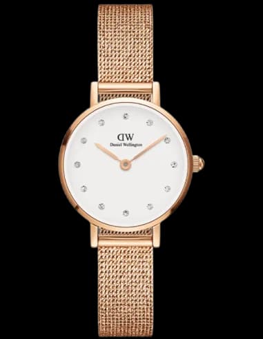 Montre Daniel Wellington Petite Lumine Pressed Melrose cadran blanc