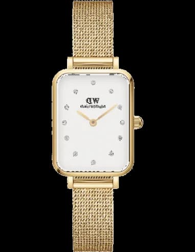 Daniel Wellington DW00100599 Quadro Lumine Pressed Piano Rectangular Women's Watch