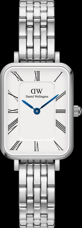 Daniel Wellington Quadro Roman DW00100691 Milanese Mesh Rose Gold Women's Watch