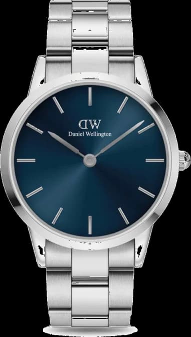 Montre femme Daniel Wellington DW00100457 Iconic Link Arctic cadran bleu