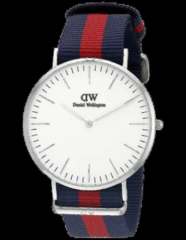 Montre Homme Daniel Wellington Classic Oxford 0201DW Rouge et Bleu