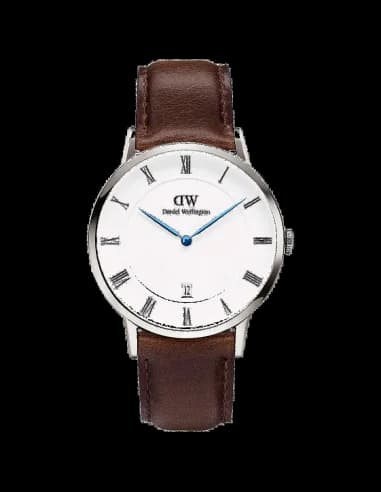 Montre Homme Daniel Wellington Dapper Bristol 1123DW Cuir Marron