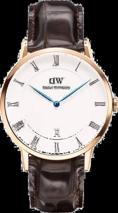 Montre Homme Daniel Wellington Dapper York 1102DW Cuir croco