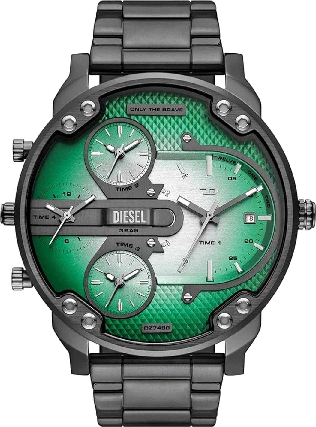 Diesel Mr. Daddy Slim DZ7488 Green Dial 54mm Men's Watch