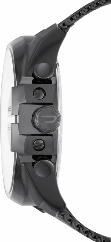 Montre Diesel DZ4527 Mega Chief Bracelet Maille Milanaise Noire