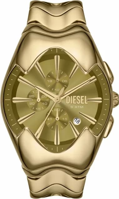 Diesel DZ4681 Stainless Steel Gold Dial Men's Chronograph Watch
