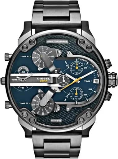 Diesel Mr Daddy 2.0 DZ7331 Denim Blue Dial Elegant and Robust Men's Watch