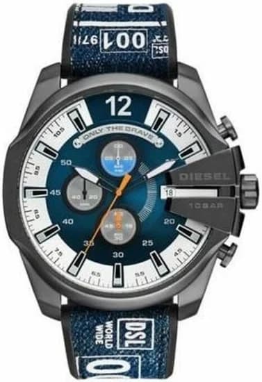 Diesel DZ4594 Griffed Men's Watch with Red Leather Strap