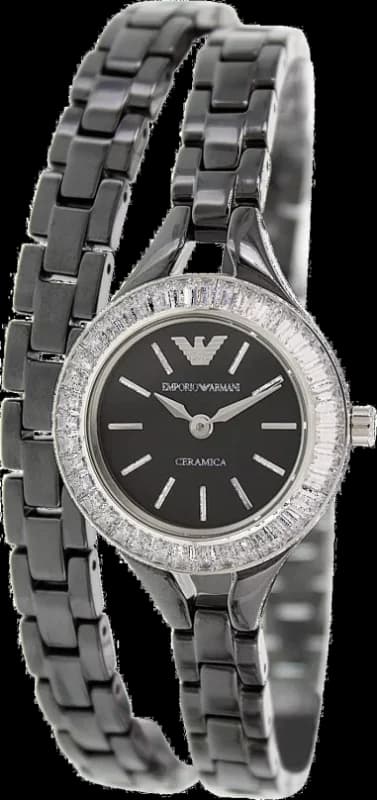 Montre Femme Emporio Armani Classic AR1483 Bracelet en céramique noire