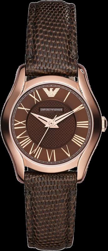 Montre Femme Emporio Armani Classic AR1714 Bracelet en cuir marron