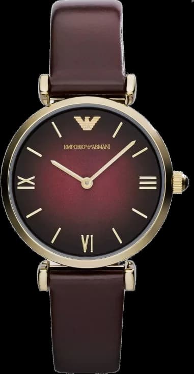 Montre Femme Emporio Armani Donna AR1757 Bracelet en cuir brun