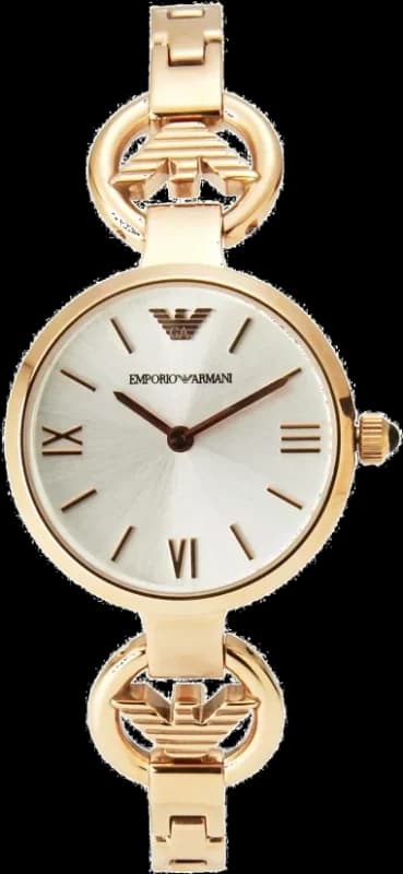 Montre Femme Emporio Armani Retro AR1774 Bracelet en acier aigles dorés