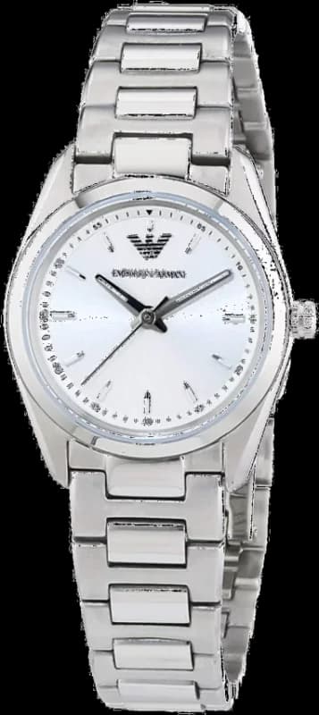 Montre Femme Emporio Armani Sportivo AR6028 Bracelet en acier argenté