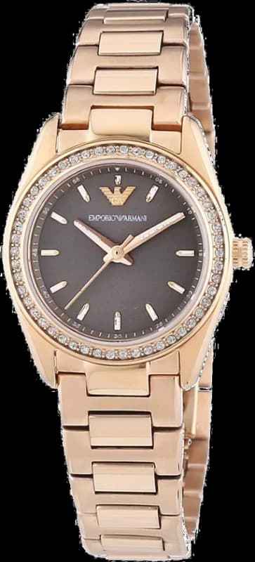 Montre Femme Emporio Armani Sportivo AR6030 Bracelet en acier or rose