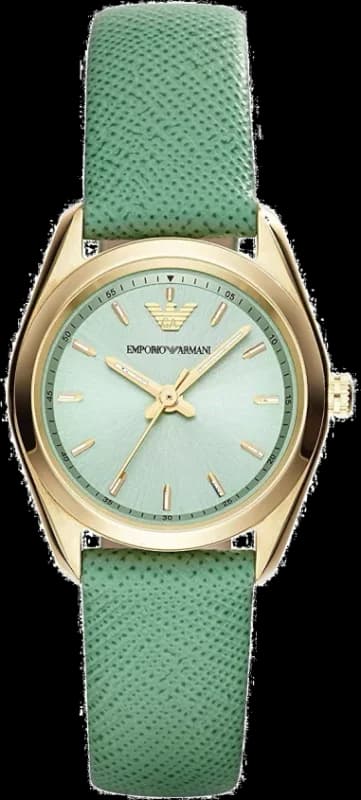 Montre Femme Emporio Armani Sportivo AR6034 Bracelet vert en cuir
