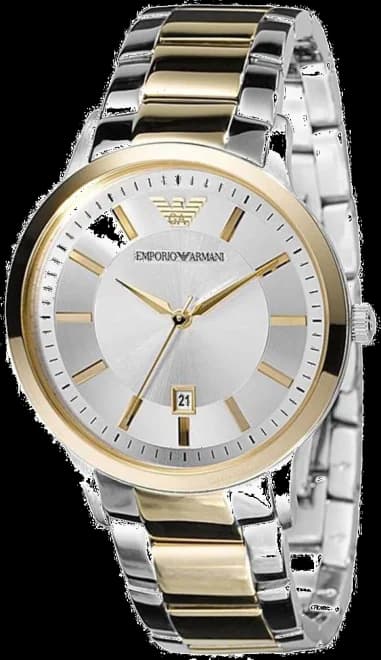 Montre Homme Emporio Armani Classic AR2449 Bracelet Acier Bi-Ton