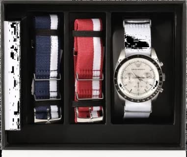 Montre Homme Emporio Armani Sportivo AR6108 3 bracelets interchangeables