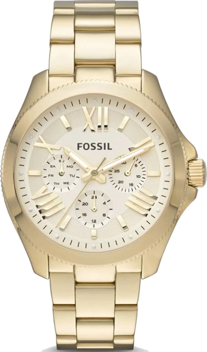 Fossil Cécile Multifunction AM4510 Women's Watch with Gold-Tone Steel Bracelet