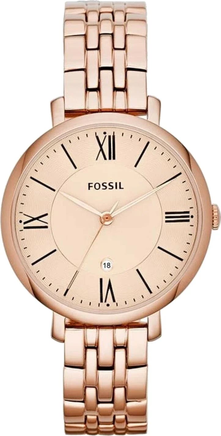 Fossil Jacqueline ES3435 Rose Gold Classic Women's Watch