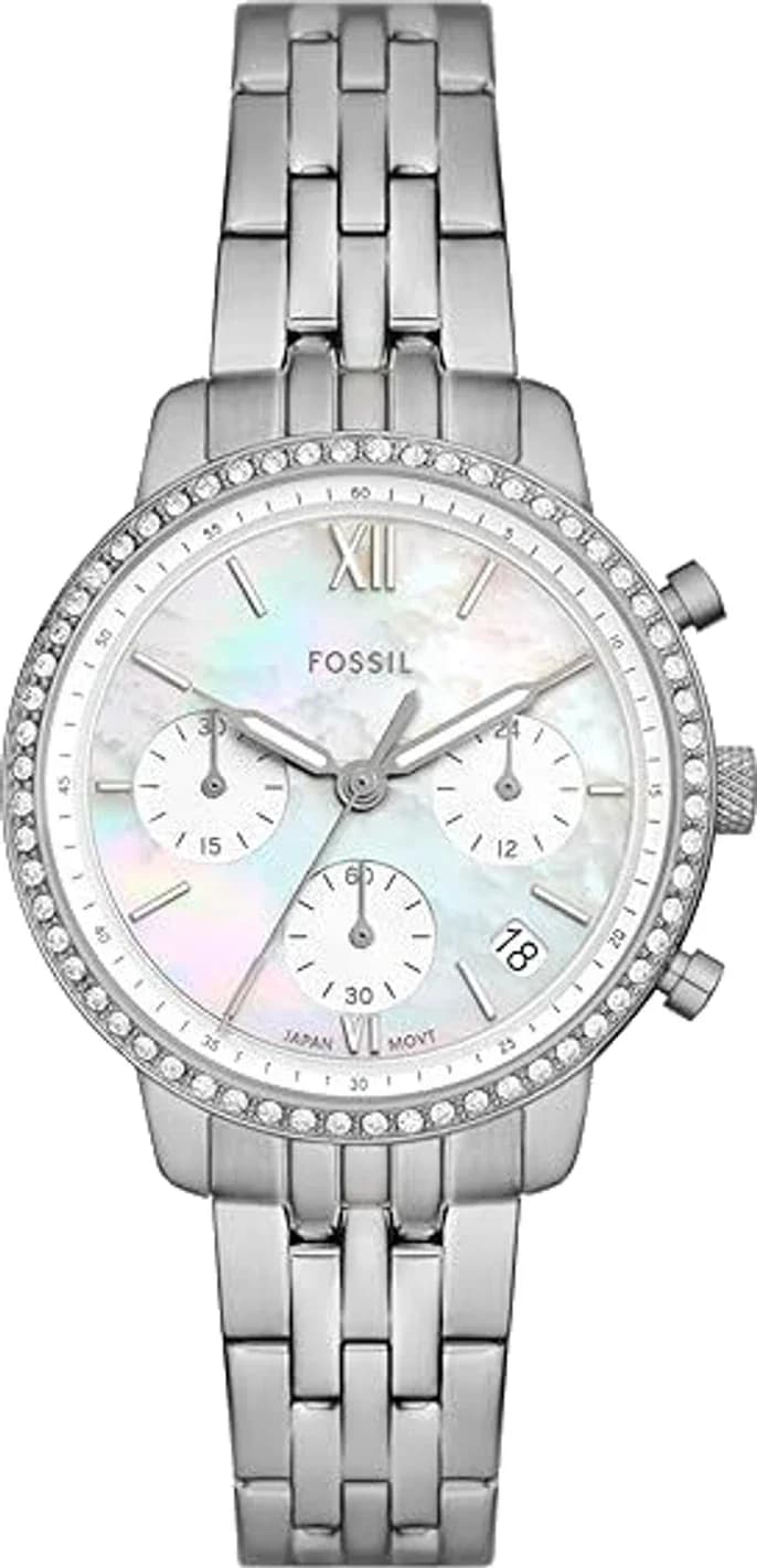 Fossil Neutra ES5357 Silver Stainless Steel Dial Women's Watch