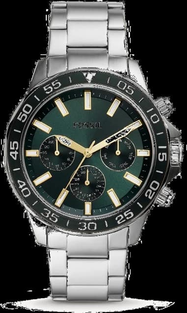 Montre Homme Fossil Bannon BQ2492 cadran vert