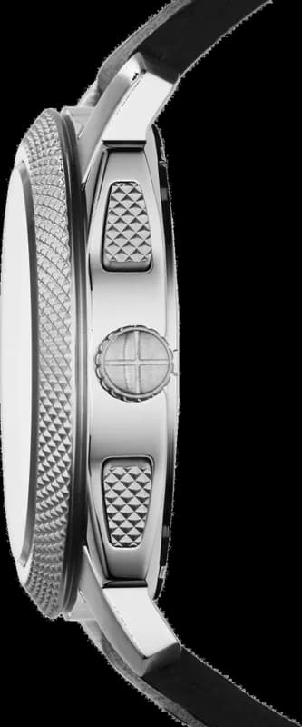 Montre Homme Fossil Machine FS5038 Lunette argentée texture clous de Paris