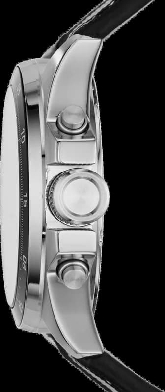 Montre Homme Fossil Montre Decker CH2959 Bracelet tissu noir et bandes grises claires