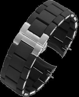 Emporio Armani AR5889 Replacement Strap 20 mm Black Silicone