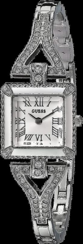 Montre Femme Guess Dress Flawless W0137L1 Bracelet fin argenté et strassé