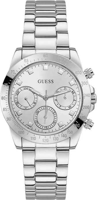 Guess GW0314L1 Silver Stainless Steel Women's Watch, 2-year warranty authentic