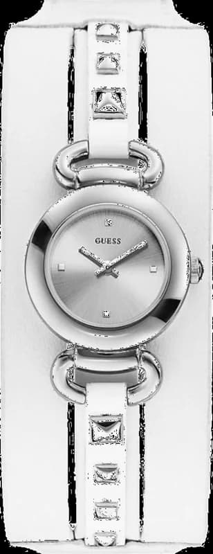 Montre Femme Guess Punky W0160L1 Double Bracelet Blanc