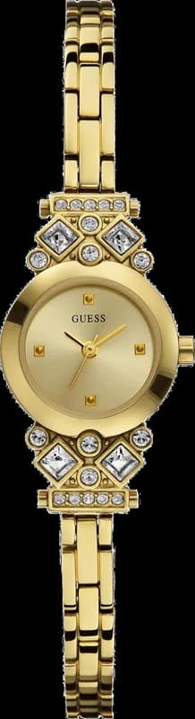 Montre Femme Guess W0221L2 Bracelet fin en Acier Doré avec strass