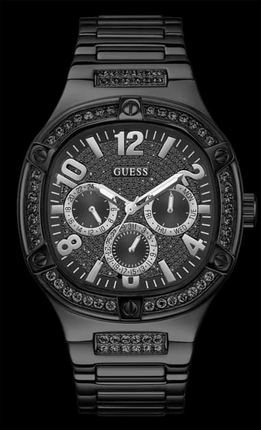 Montre Homme Guess Duke GW0576G3 bracelet acier noir cadran multifonction