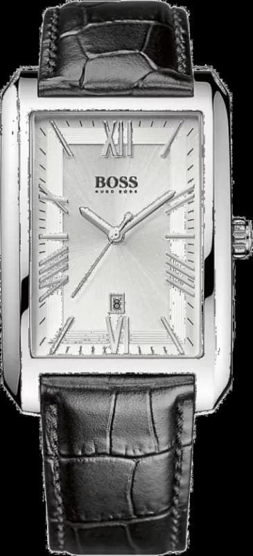 Montre Homme HUGO BOSS Ambassador 1513027 Bracelet en cuir noir croco