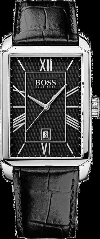 Montre Homme Hugo Boss Classic 1512968 Rectangulaire noire