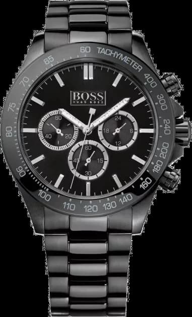 Montre Hugo Boss 1512961 Ikon en Acier Noir 44mm