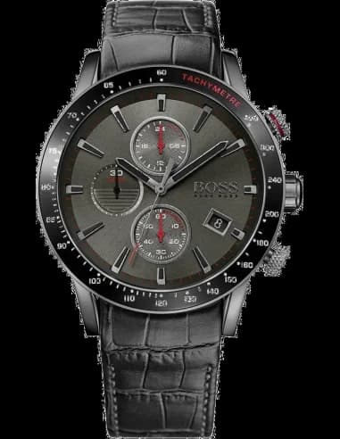 Montre Hugo Boss 1513445 Chronographe Sport Bracelet Cuir Crocodile