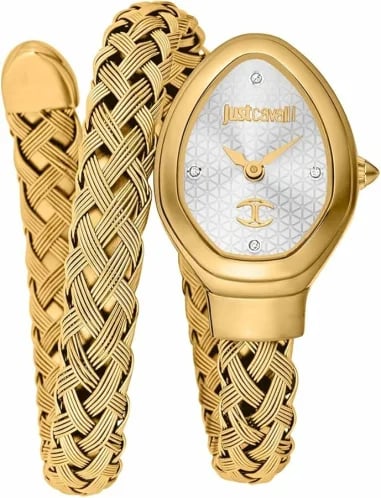 Just Cavalli Spirale tressée dorée JC1L264M0025