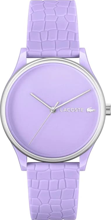 Lacoste 2001284 Crocodelle Lilac Silicone Strap Women's Watch