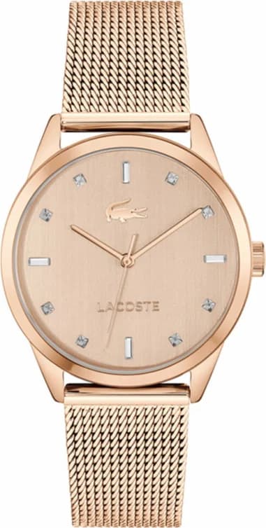 Lacoste 2001344 Rose Gold Milanese Mesh Women's Watch