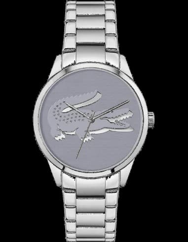 Lacoste LadyCroc 2001174 Women's Watch Stainless Steel Bracelet Grey Dial