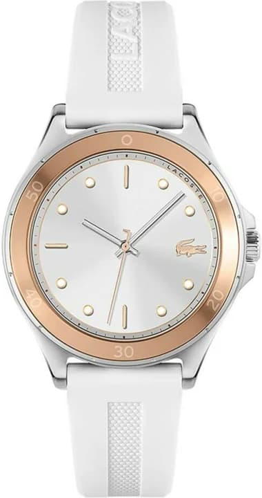 Lacoste 2001225 White Silicone Strap Women's Watch
