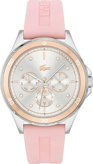 Lacoste 2001245 Swing Women's Watch Pink Silicone Strap Multifunction Dial