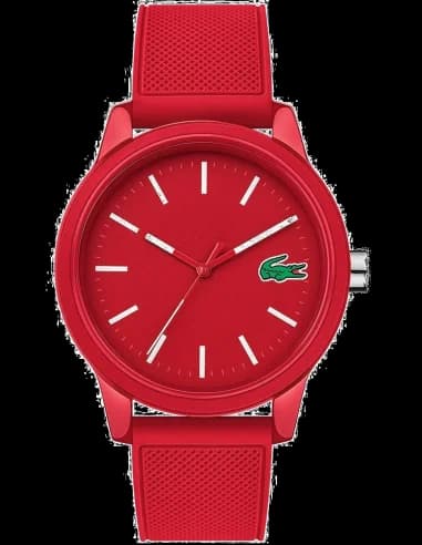 Lacoste 2010988 Men's Watch 42mm Red Silicone Strap