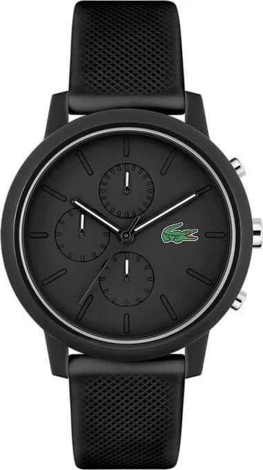 Lacoste 2011243 Chronograph Black Silicone Men's Watch