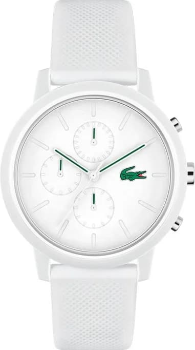 Lacoste 2011246 Chronograph White Rubber Men's Watch